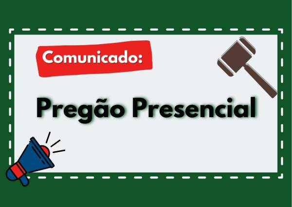 PREGÃO PRESENCIAL 11/08/2021