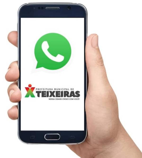 PREFEITURA DE TEIXEIRAS LANÇA CANAL DE WHATSAPP PARA INFORMAR POPULAÇÃO