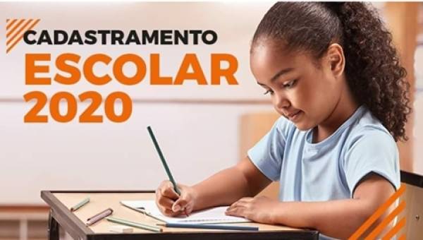 Cadastro escolar para vagas da Rede Pública de Ensino já começou